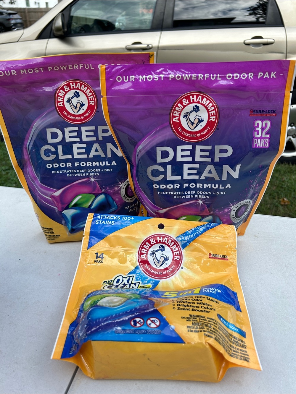 Deep Clean Laundry Detergent Pacs - Purple bundle